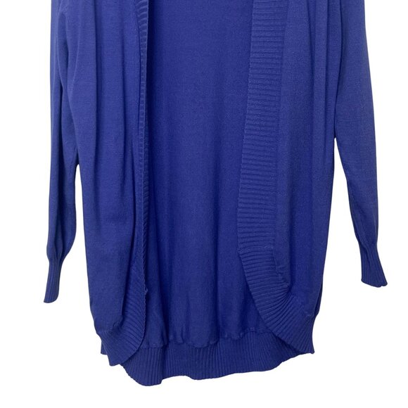Birch NY Open Front Cardigan Sweater Womens 1X Purple New - Picture 4 of 7